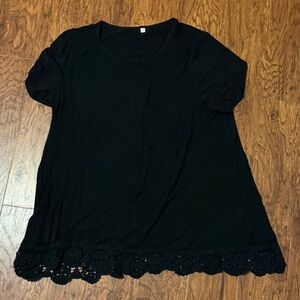 XXI Women's Lace Hem Top